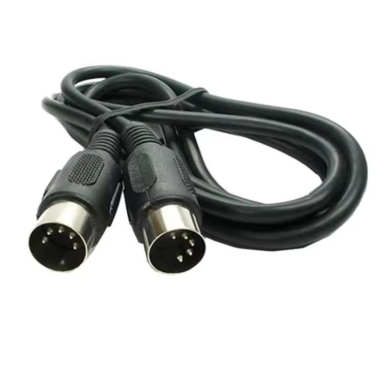 Midi Din 5 Broches Diviseur Y Câble Adaptateur Mâle À Double Femelle