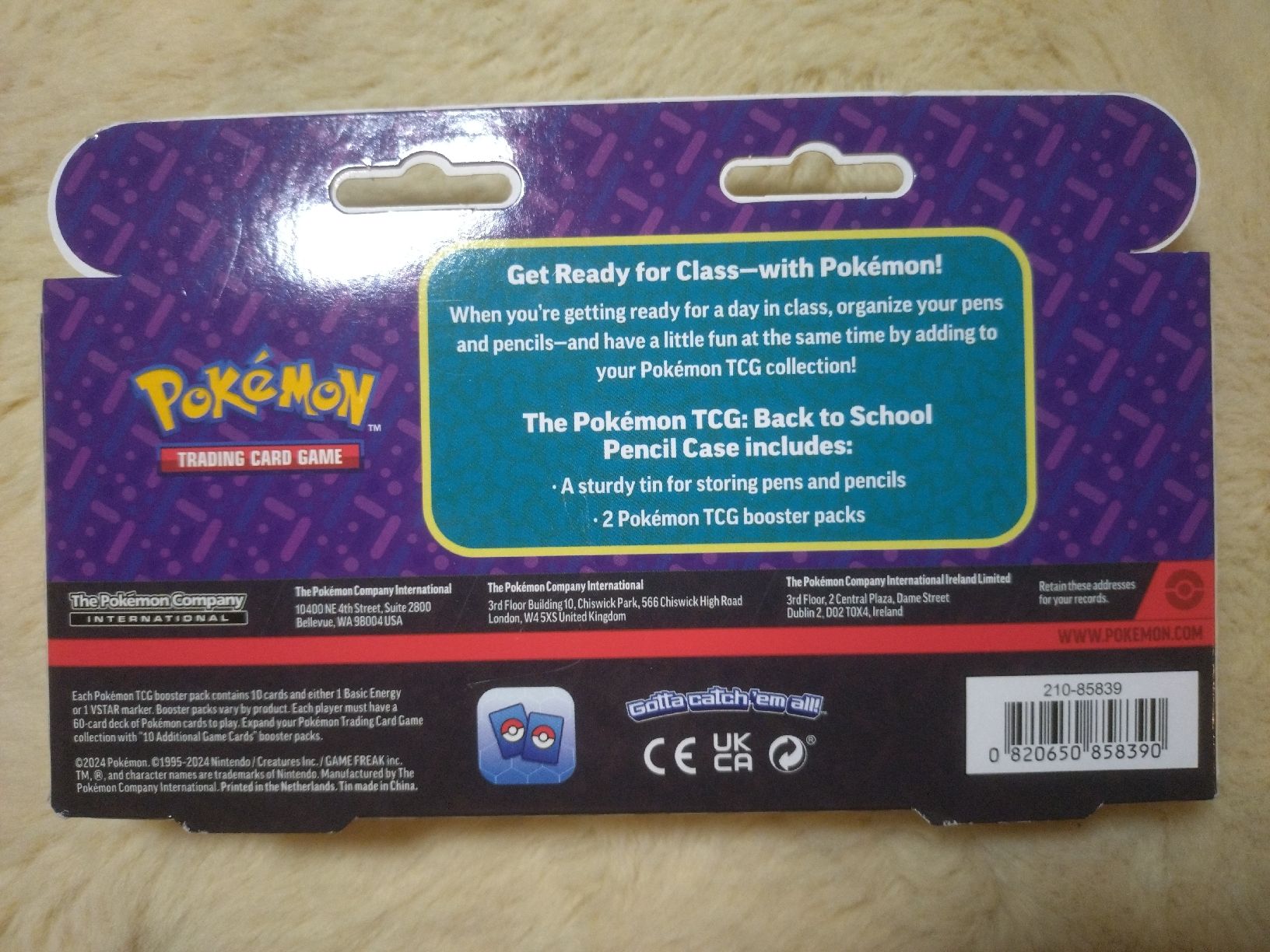 Pokémon Carte collezionabili: Pokémon TCG Back to school Charizard Pencil box – Nuovo e nell'imballaggio originale da Farvagny-le-Grand venduto da LaCaverne 1