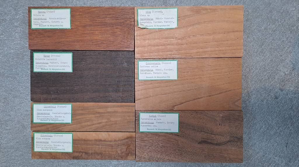 Holzartikel: Holzmuster Holzproben Set – Gebraucht aus Caslano von Welaberg 2