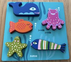 Djeco Holzpuzzle "Unterwasserwelt"