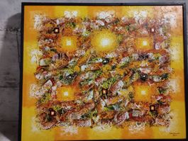 Abstrakte Monde – 100×120 cm – Acryl auf Leinwand