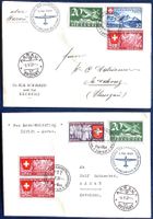 1939 / 2 Briefe  Meldeflug Landesausstellung 06.05.1939