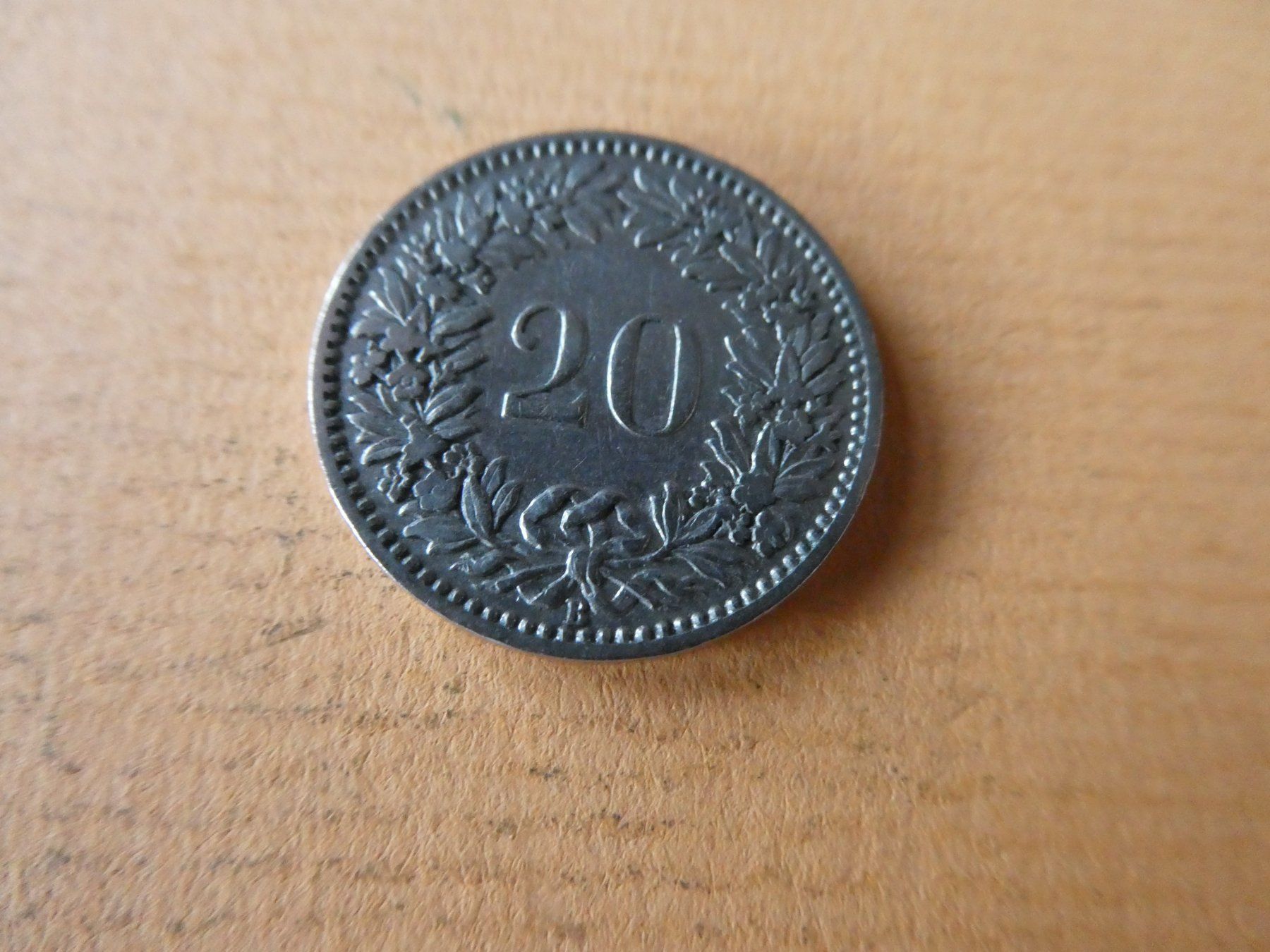Tutti le monete: Schweiz 1899, 20 Rappen – Usato da Hinterforst venduto da Rohusri 1