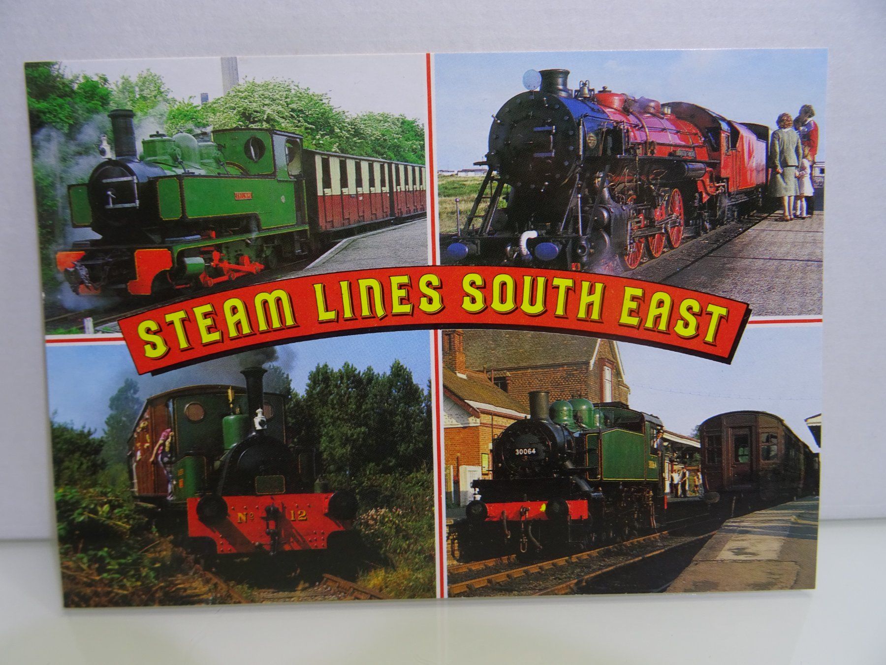 Cartoline postali: Postcard  Steam Lines South East – Usato da Teufen AR venduto da Brandan2171