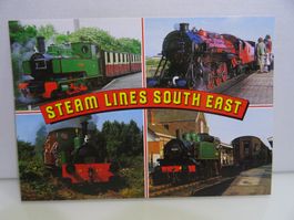Postcard  Steam Lines South East