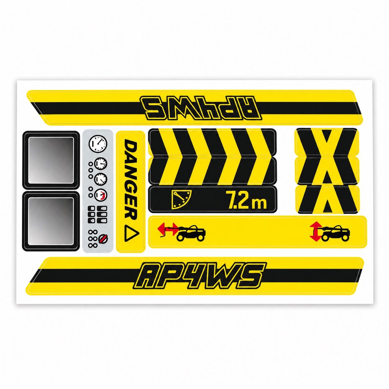 Sticker: Lego Technik Replica Sticker Satz 8295 – Nuovo e nell'imballaggio originale da Schwenden venduto da Noppenwelt.ch