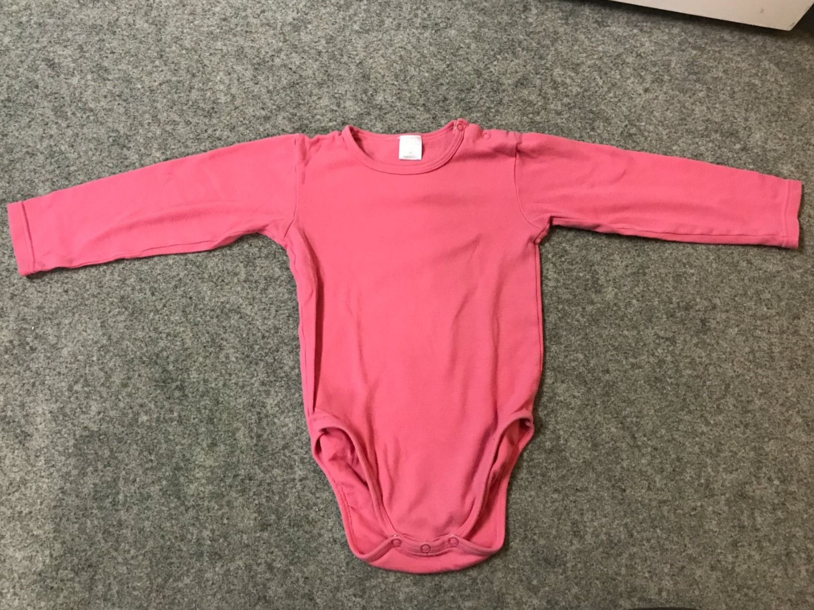 Biancheria intima: Mädchen Body Langarm Grösse 98 Rosa Baumwolle – Usato da Guntershausen venduto da Gloominati 1