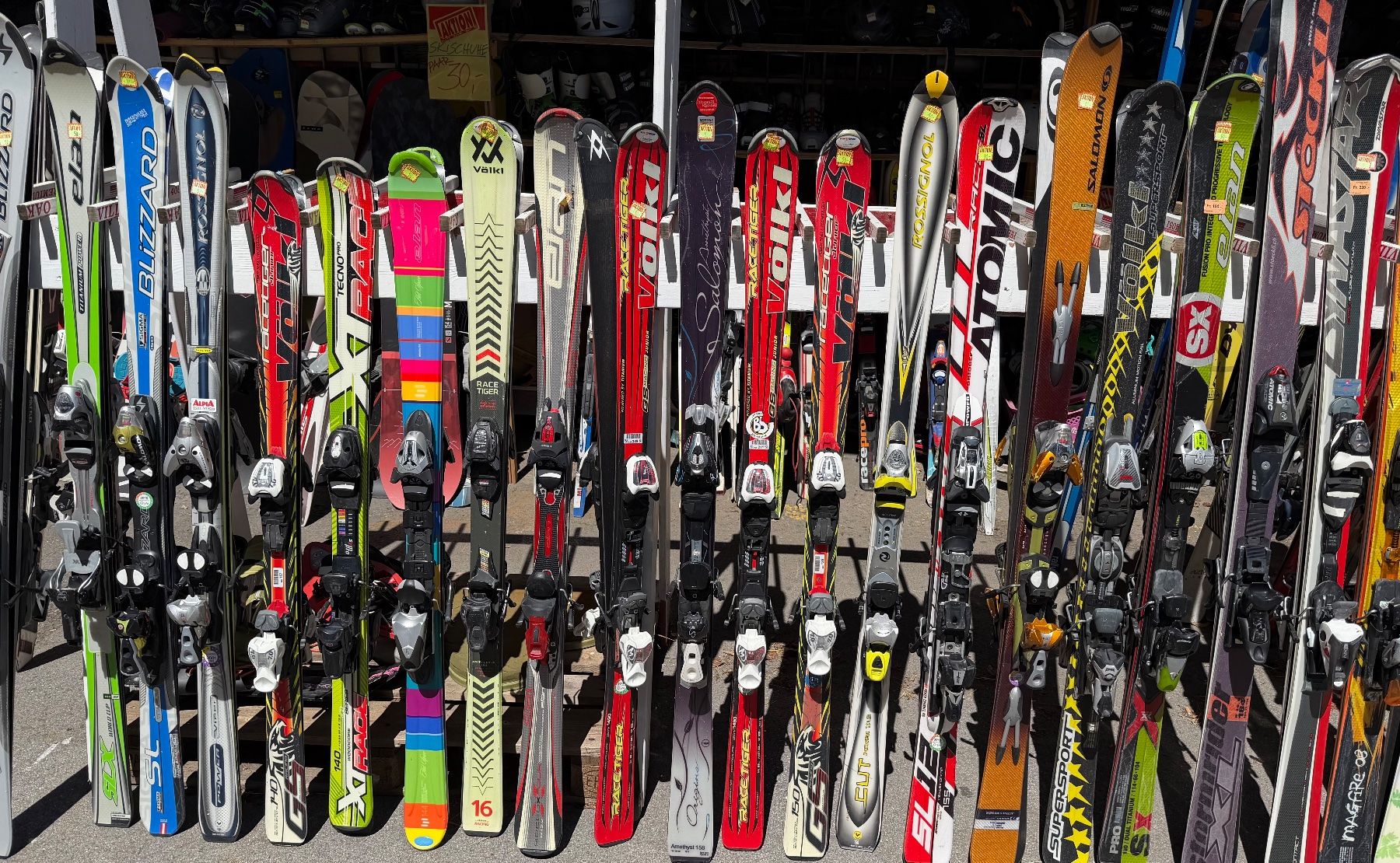 Skis: Ski-Set gut erhalten-70 Paar – Gebraucht aus Interlaken von Skandalpreis 2