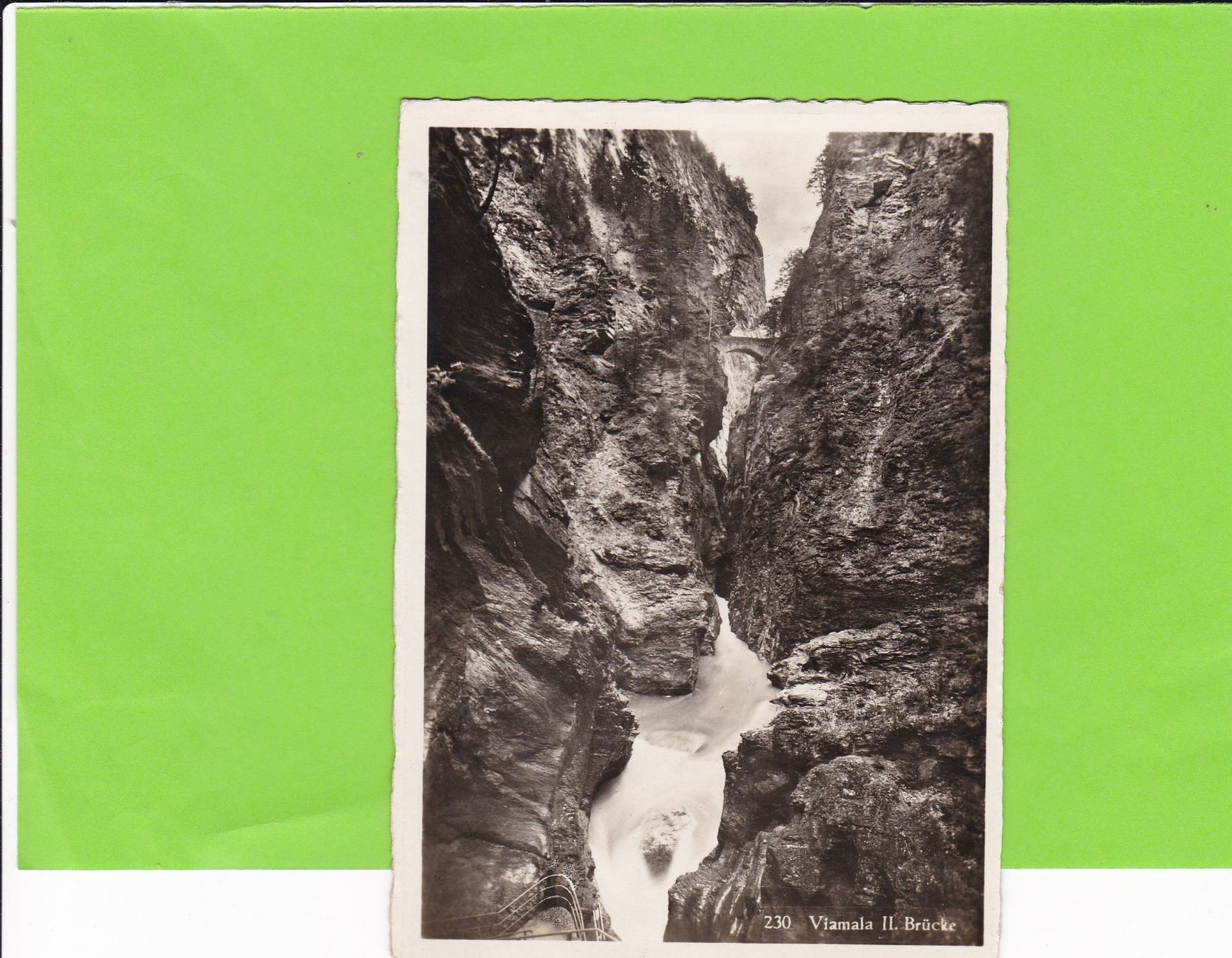 Cartoline postali: Viamala II. Brücke – Usato da St. Peterzell venduto da neckertal
