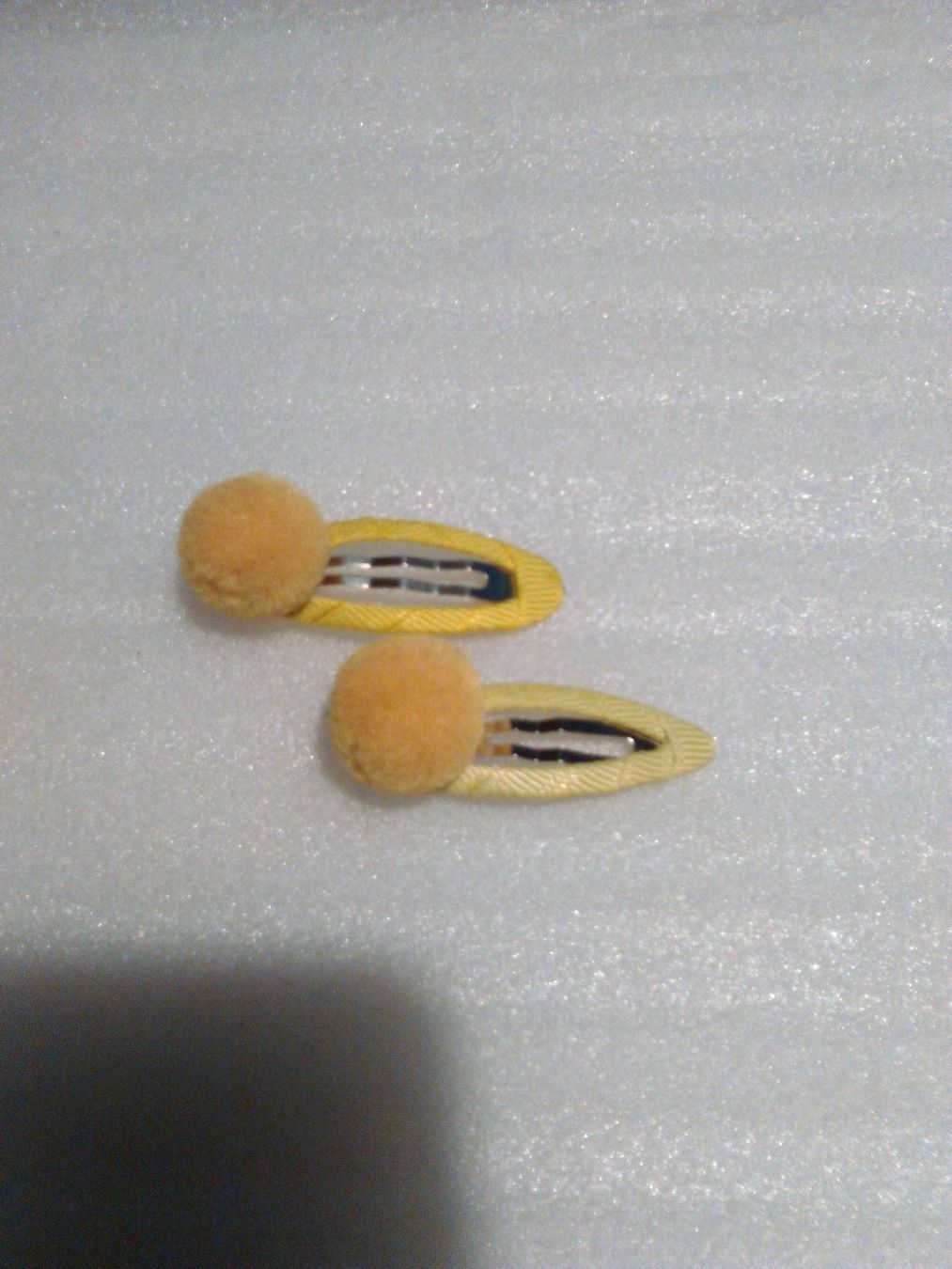 Accessori per capelli: HAARKLIPS;MIT EINE KÜGEL UND STOFF;GELB – Nuovo (secondo la descrizione) da Basel venduto da bijoutrie_4 6