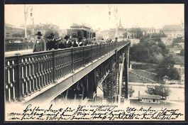 Bern, Kirchenfeldbrücke mit Strassenbah