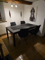 Esstisch mit 4 drehbaren Stühlen