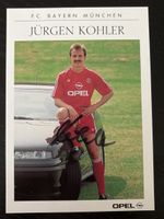 FC Bayern München Autogrammkarte Jürgen Kohler, signiert