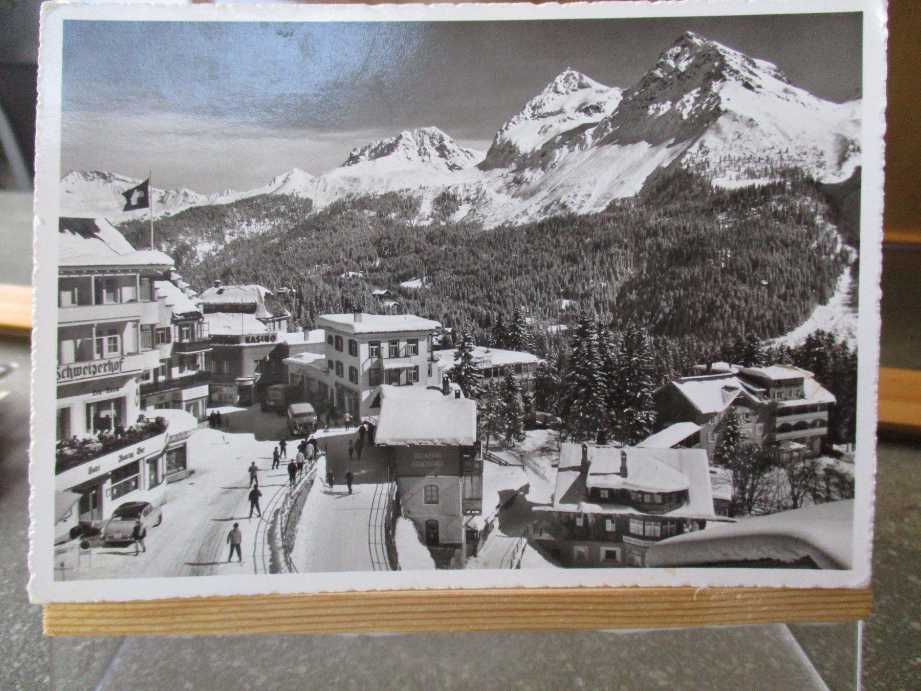 Cartoline postali: Arosa Winter Schweizerhof Postkarte  2 – Usato da Felsberg venduto da sanwill