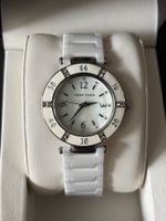 Anne Klein weiße Keramik Damenuhr, guter Zustand,l