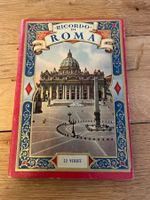 Antikes Buch Ricordo di Roma Leporello, Rom