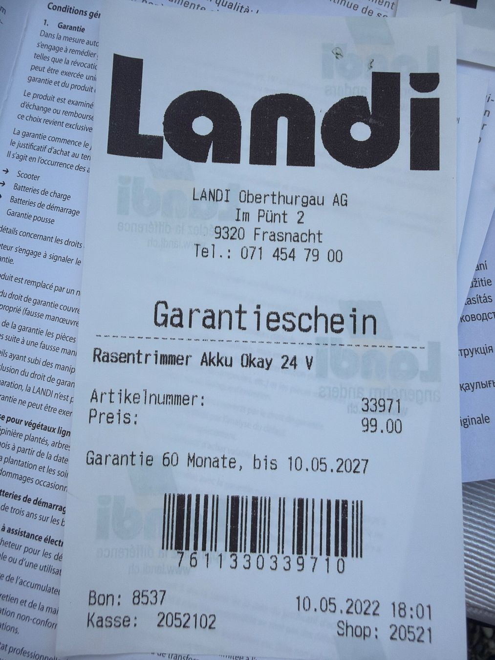 Toutes les machines: Rasentrimmer – D'occasion à Freidorf TG par ibipatria 4