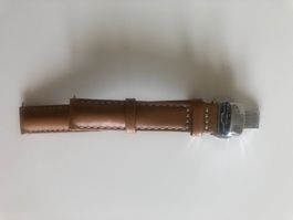 Original Tissot Armband Leder hellbraun