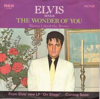 Elvis  --  The Wonder of You  Single7