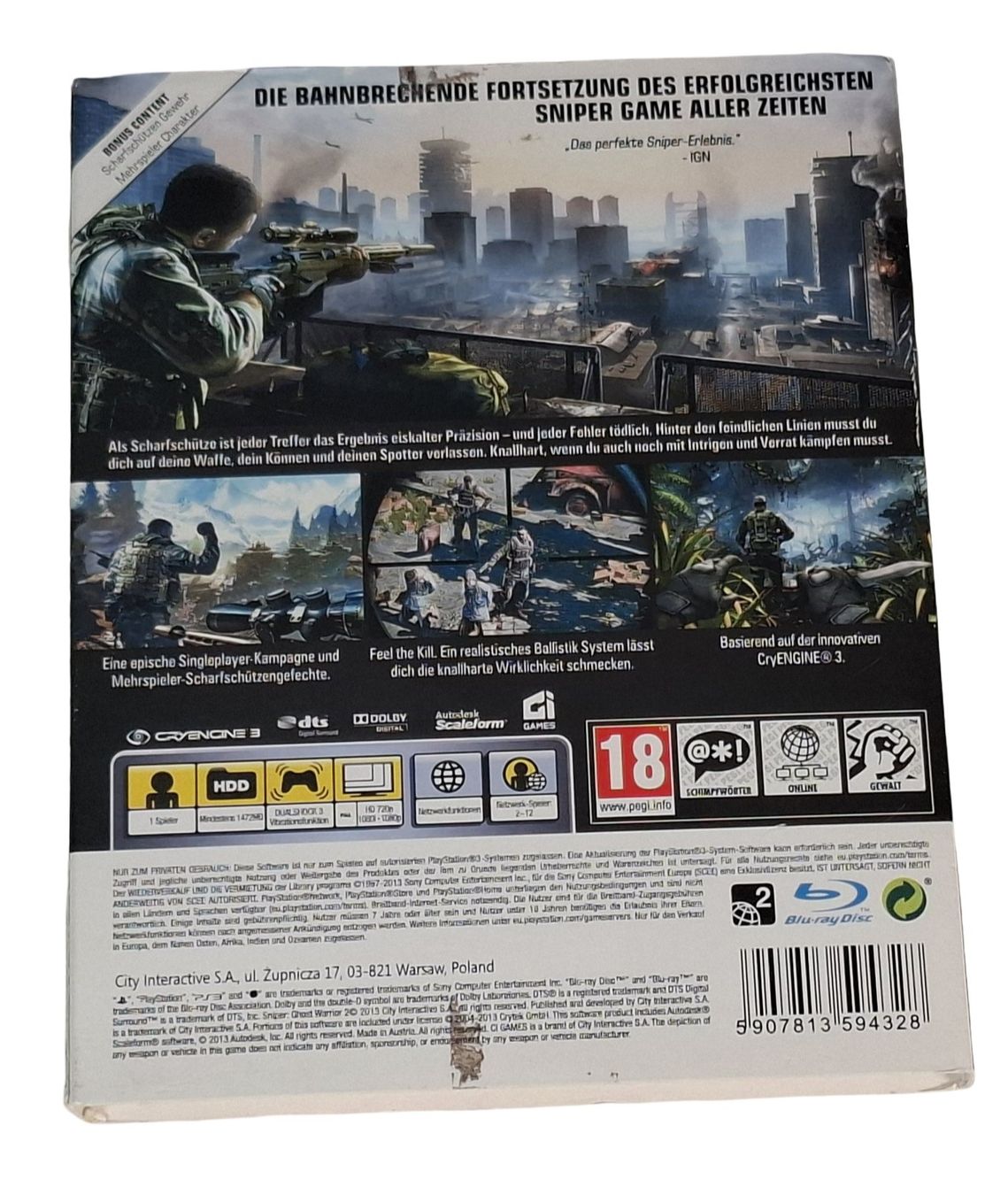 Giochi: CITY INTERACTIVE Sniper 2 PS3 – Usato da Wil SG venduto da Restwert_Wil 5