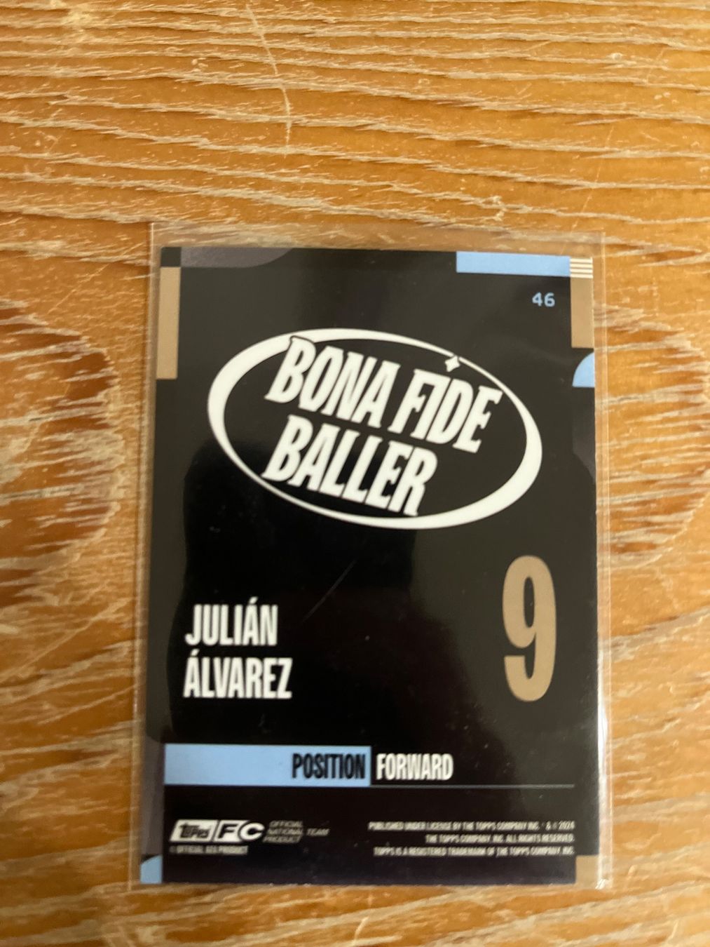 Topps Sammelbilder & Trading cards: Julian Alvarez /99 – Gebraucht aus Balzers von jos_6r9r 1