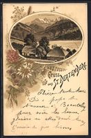 Litho St. Beatenberg, Teilansicht mit Se