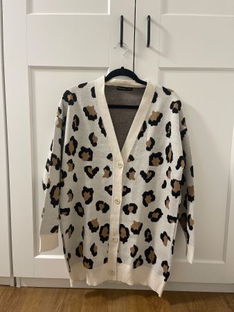 Leoparden Cardigan One Size Oversized Fit