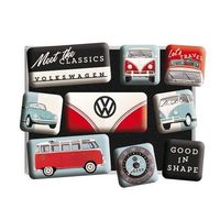9-tlg Magnet-Set-VW VOLKSWAGEN-MEET THE