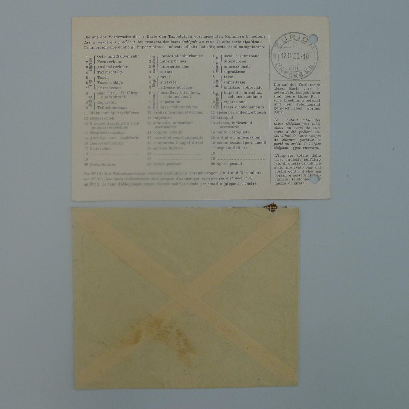 Tutti i francobolli: 1903-1954, 33 TELEGRAPHEN Briefe, Karten, Telefon – Nuovo e nell'imballaggio originale da Sursee venduto da Luzernerraute 4