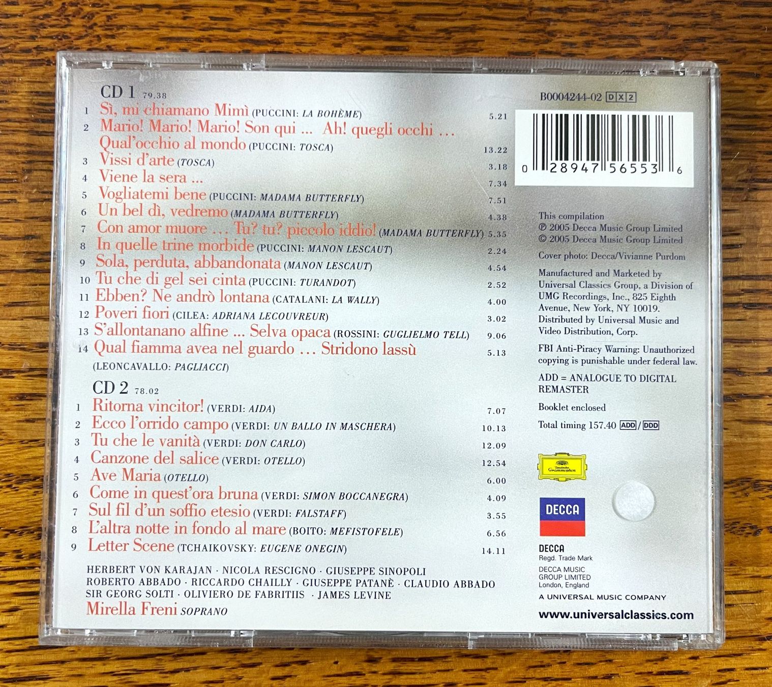 CD: Mirella Freni: a celebration CD – Usato da Oftringen venduto da Vucki 1