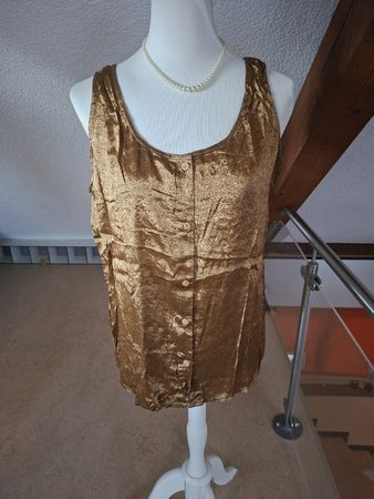 Viscose Top, Gr. L, perfekt für den Sommer! Bronze