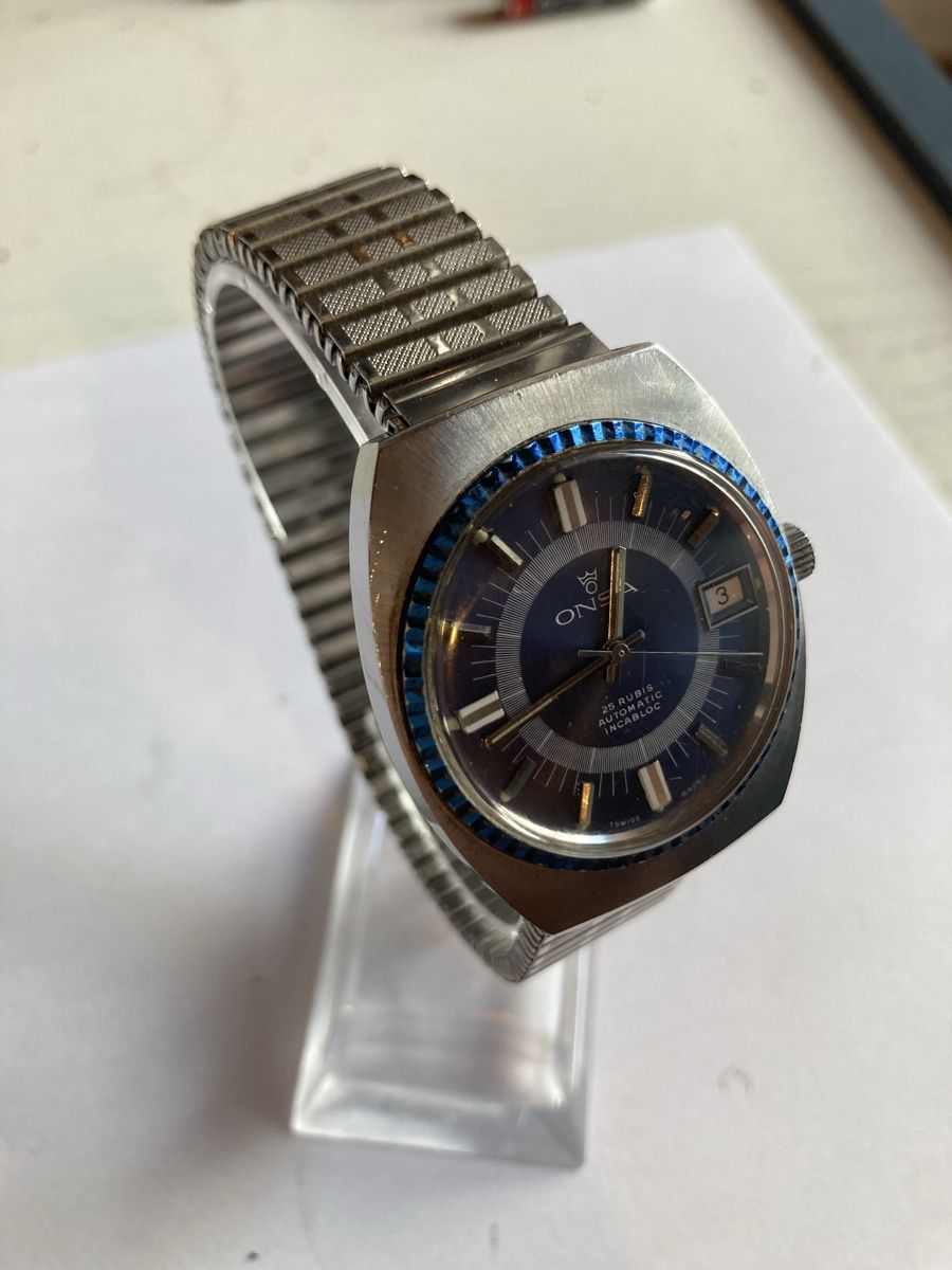 Orologi: Onsa Vintage uhr der 70 er Automatic 36 mm – Usato da Glattbrugg venduto da vintagemania 2