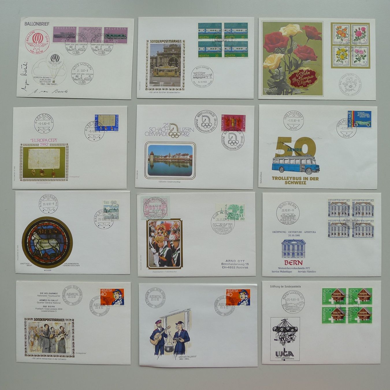 Tutti i francobolli: 1960-2000, über 800 Briefe, illustriert, Sonderstempel... – Usato da Sursee venduto da Luzernerraute 1