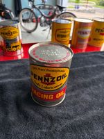 PENNZOIL Racing Motor Oil 1 Quart Dose Vintage Sammlerzus...