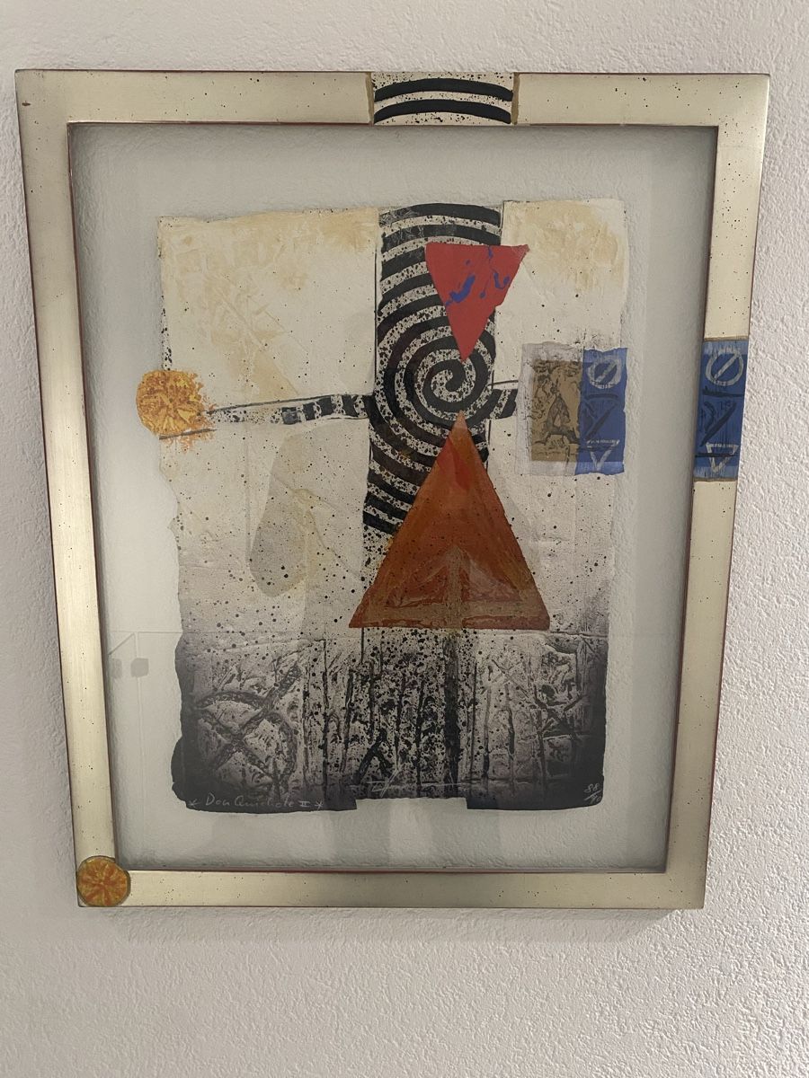 Gemälde: Don Quichote 2 Bilder Signiert 60:75 cm – Gebraucht aus Ballwil von lukyluciano21 1