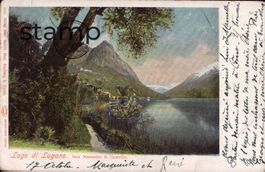 1903 AK Lago di Lugano _ San Mamette & Castello