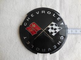 Chevrolet Corvette ancien emblème insigne logo noir