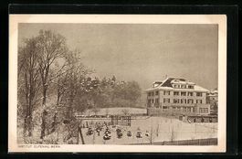 Bern, Institut Elfenau im Winter aus der