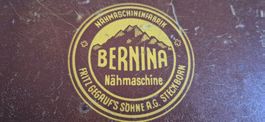 Bernina Nähmaschinendose, Blech , Steckborn