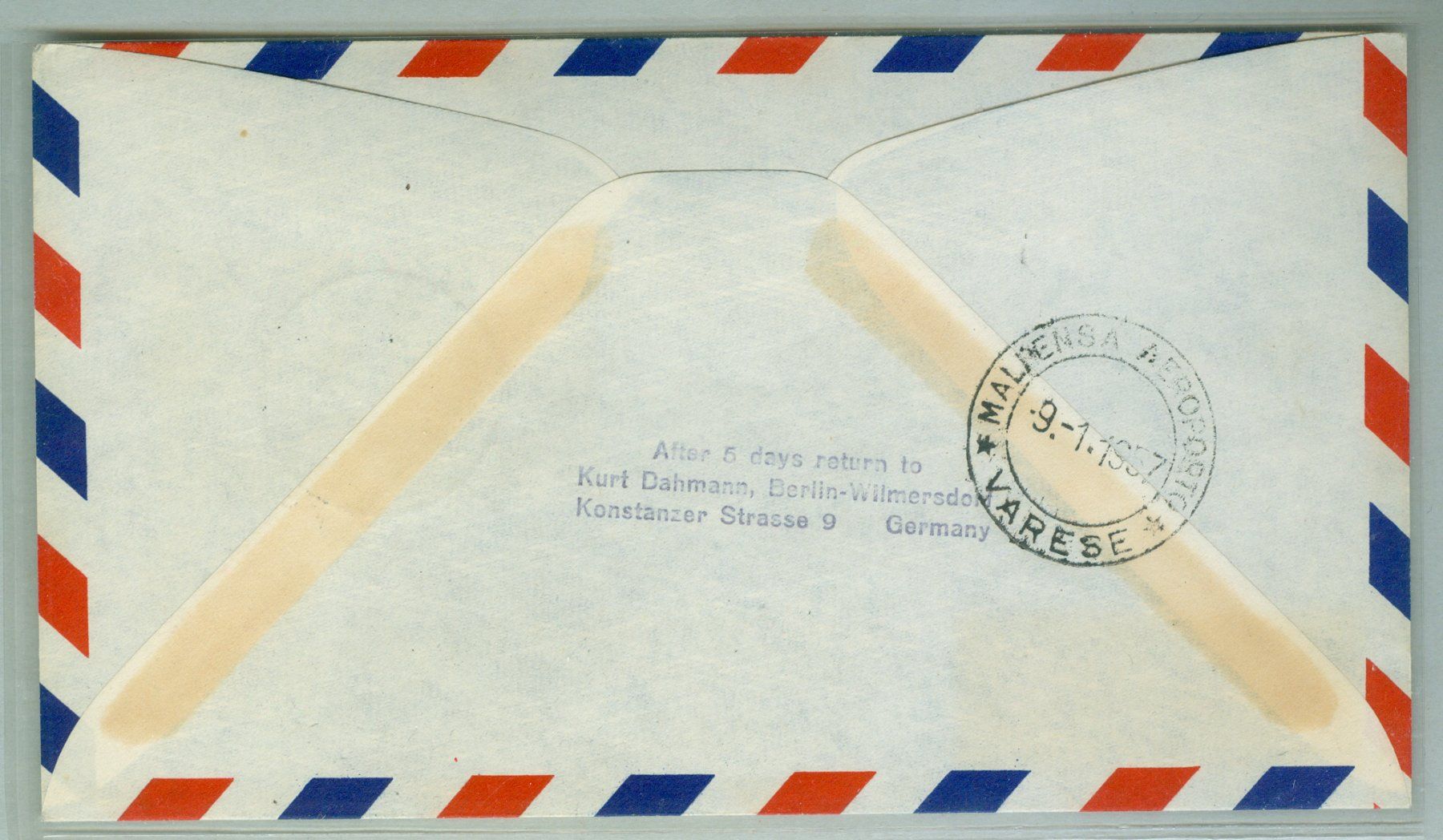 Tous les timbres: 1957 BRD Flugpost RF – D'occasion à Zürich par yago-rot 1
