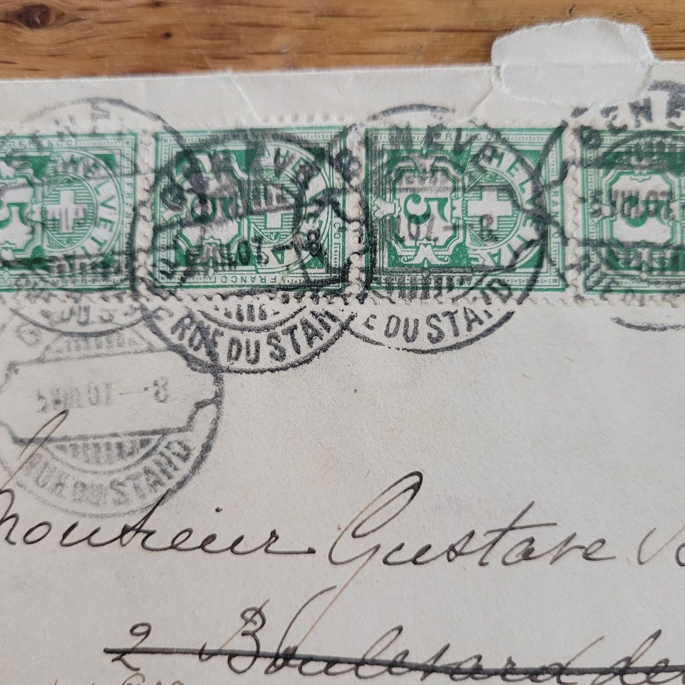 Tutti i francobolli: Dokument Genève 1907 Macolin – Usato da Biel/Bienne venduto da Destockweb 1