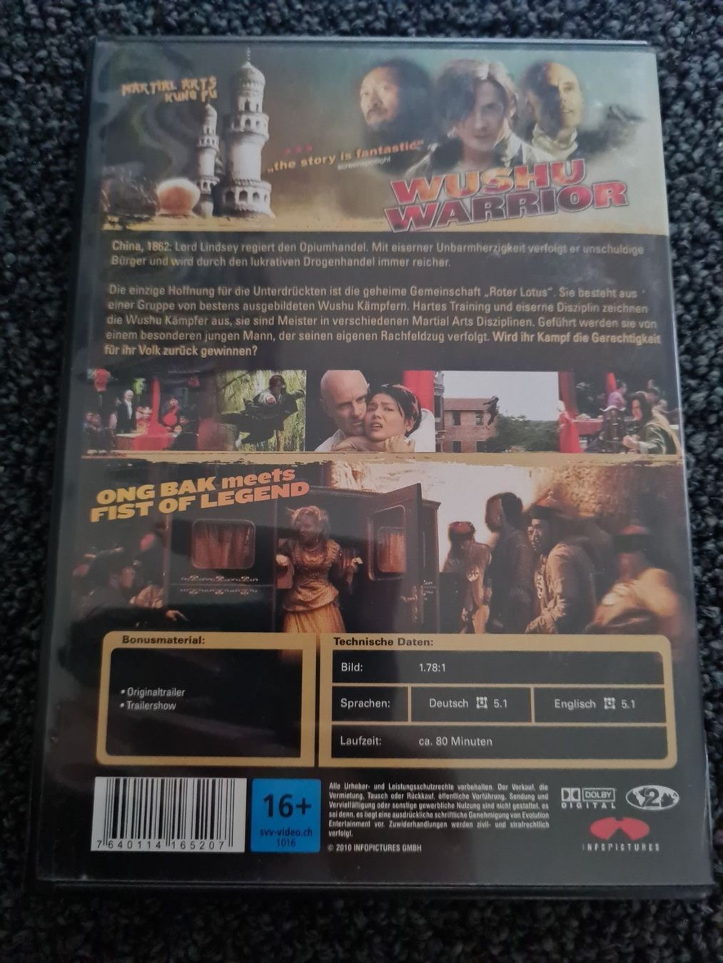 Tutti i DVDs: WUSHU WARRIOR(12158) – Usato da Ruswil venduto da jan_bxl5 1