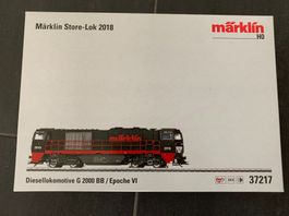Märklin 37217 Diesellokomotive G 2000 BB "Store Lok 2018"