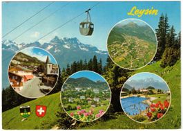 Leysin - 5 Bild AK