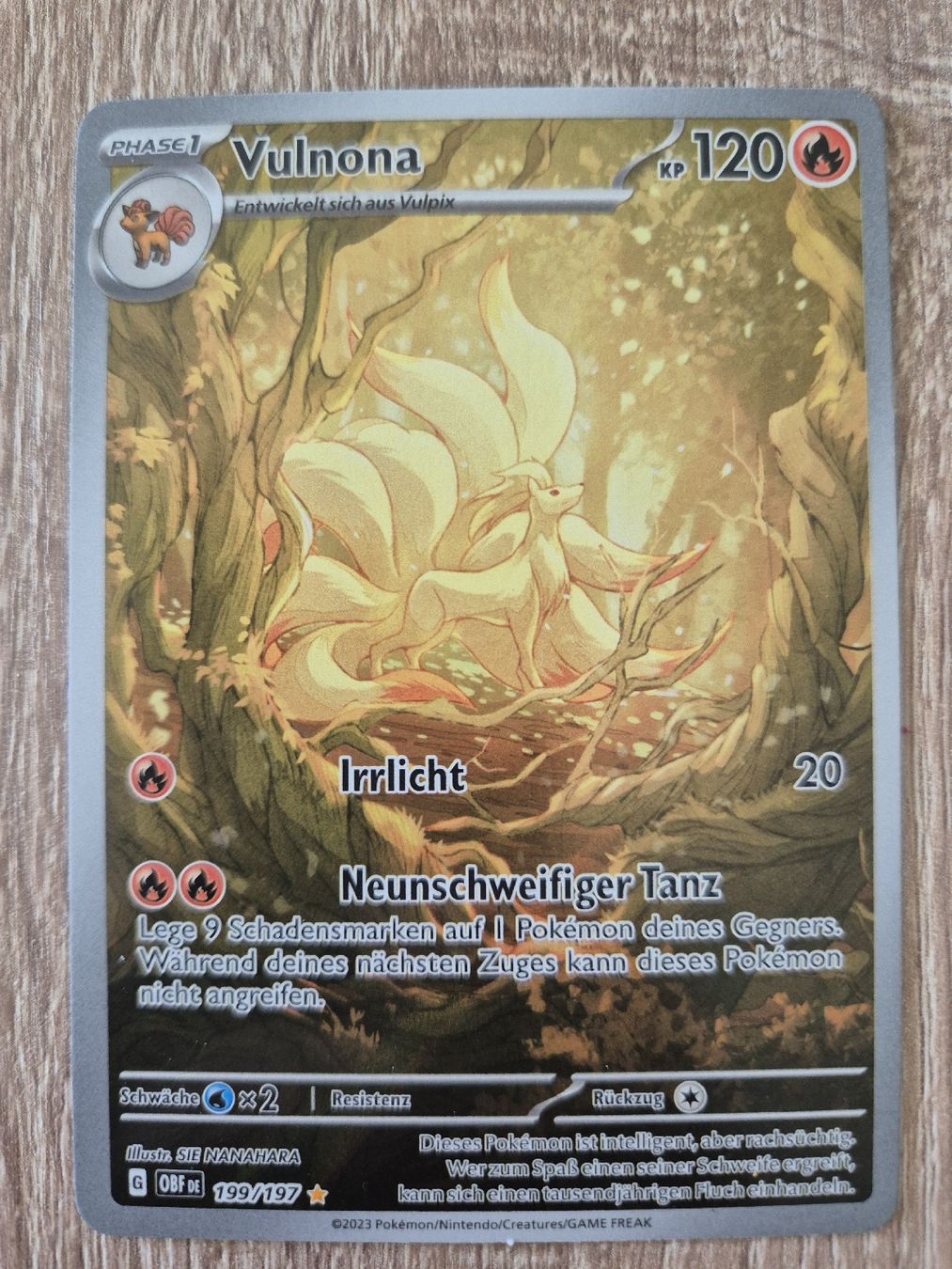 Pokémon Carte collezionabili: Vulnona - OBF 199 - NM - DE – Nuovo (secondo la descrizione) da Basel venduto da Sahrinia