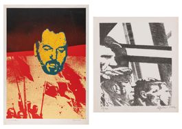 Giangiacomo Spadari, 2 silk-screens / sérigraphies, 1972