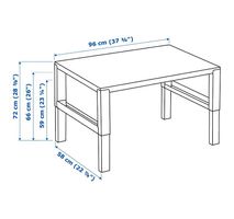 Schreibtisch weiss 96 cm länge / 58cm breit