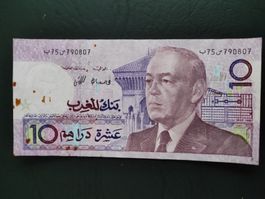 10 Dirhams 1987 Maroc