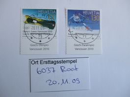 Voll Ort Ersttagsstempel 6037 Root