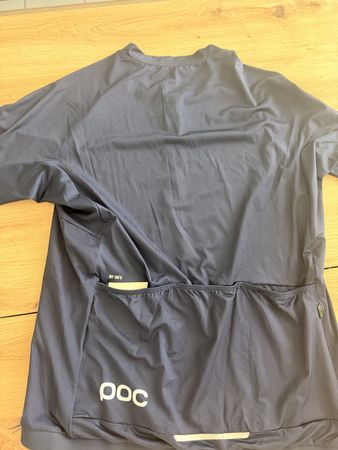 POC Radtrikot Midnight Blau Kurzarm Grösse XL
